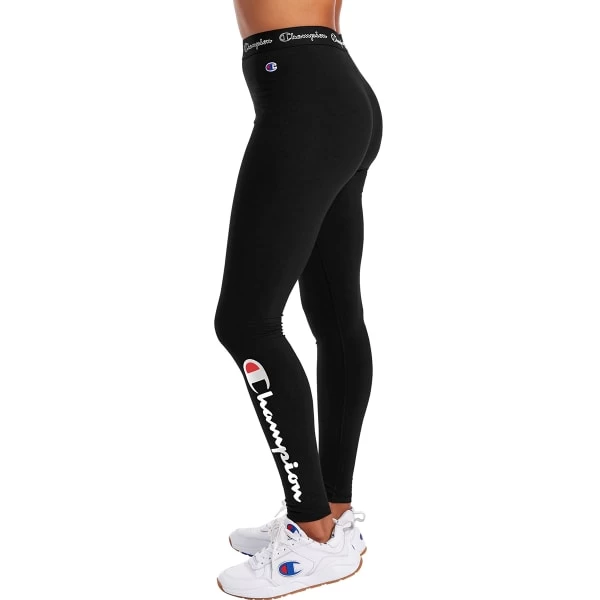 CHAMPION Women's Authentic Logo Script Leggings - Image 4