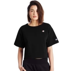 CHAMPION Juniors' Heritage Short Sleeve Cropped Tee