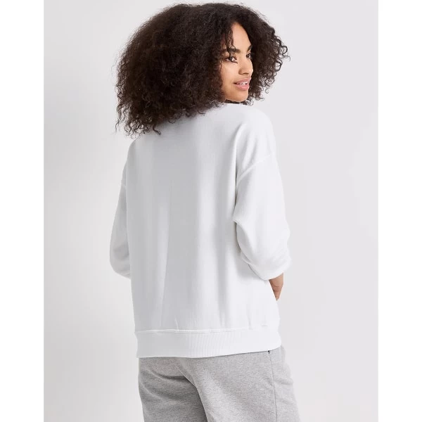 CHAMPION Women's Powerblend Fleece Relaxed Fit Crew - Image 2