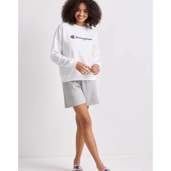 CHAMPION Women's Powerblend Fleece Relaxed Fit Crew - Image 6