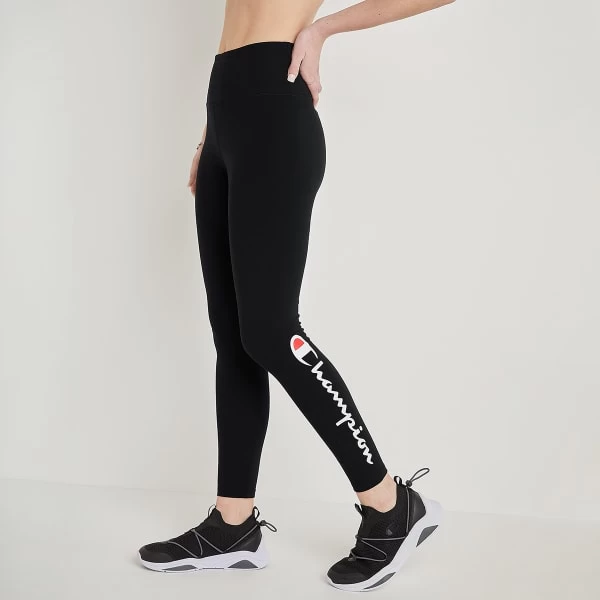 CHAMPION Women's Authentic High-Waisted 7/8 Leggings - Image 3