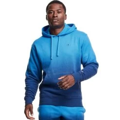 CHAMPION Men's Dip Dye Pullover Hoodie