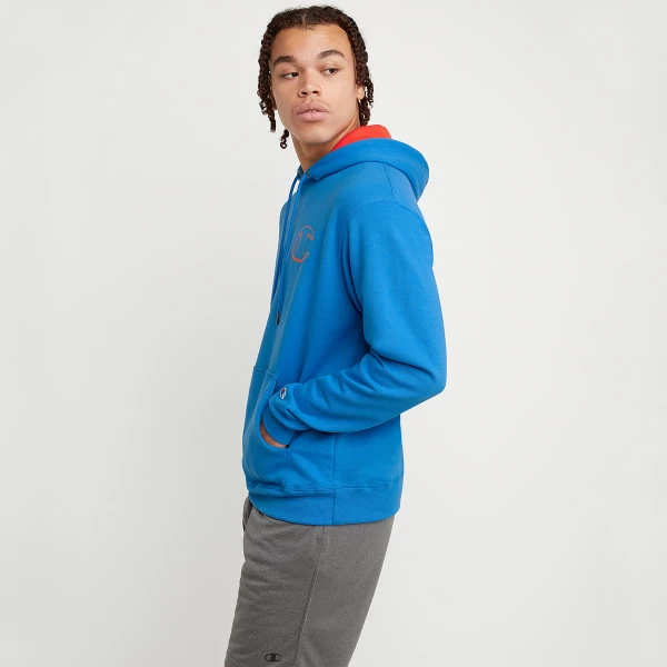 CHAMPION Men's Powerblend Graphic Hoodie - Image 3