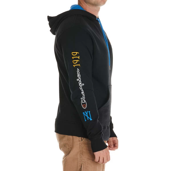 CHAMPION Men's NY Powerblend Classic Graphic Hoodie - Image 3