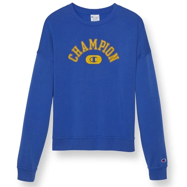CHAMPION Women's Powerblend Vintage Wash Crew