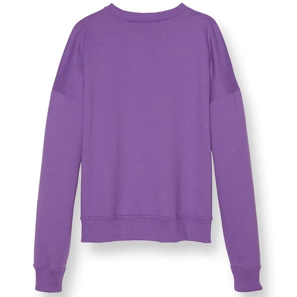 CHAMPION Women's Varsity Vibe Powerblend Relaxed Crew - Image 2