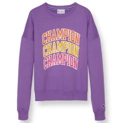 CHAMPION Women's Varsity Vibe Powerblend Relaxed Crew