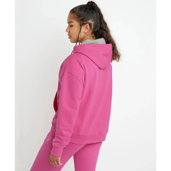 CHAMPION Women's Varsity Vibe Powerblend Hoodie - Image 2