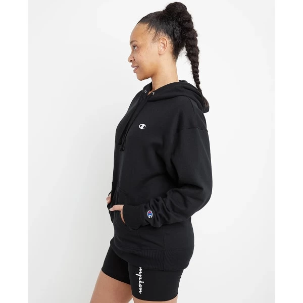 CHAMPION Women's Powerblend Fleece Oversized Hoodie - Image 3