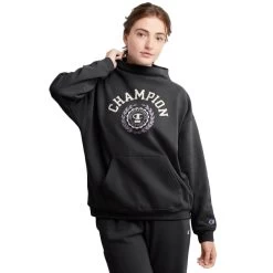 CHAMPION Women's Campus Funnel Neck Long-Sleeve Fleece