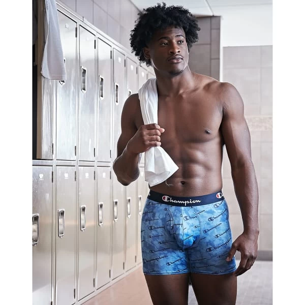 CHAMPION Men's Lightweight Stretch Boxers, 3-Pack - Image 2