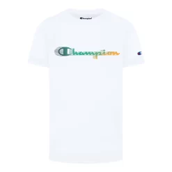 Champion Kids Quick Script Short Sleeve Tee (Big Kids)