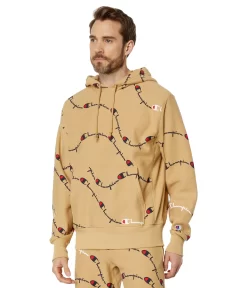 Champion Reverse Weave All Over Print Pullover Hoodie