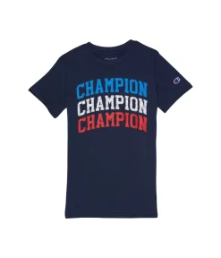Champion Kids Triple Arch Short Sleeve Tee (Big Kids)