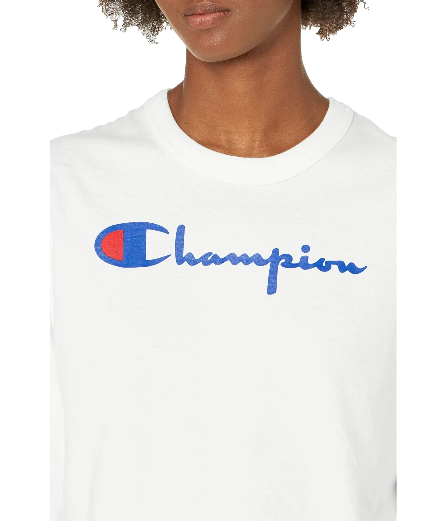Champion LIFE Boyfriend Long Sleeve Cropped T-Shirt - Image 3