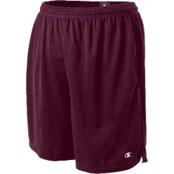Champion Men's Maroon 3.7-Ounce Mesh Short With Pockets