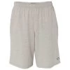 Champion Men's Oxford Grey 9" Inseam Cotton Jersey Shorts With Pocket