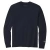 Champion Men's Navy Heritage 5.2-oz Jersey Long Sleeve Tee