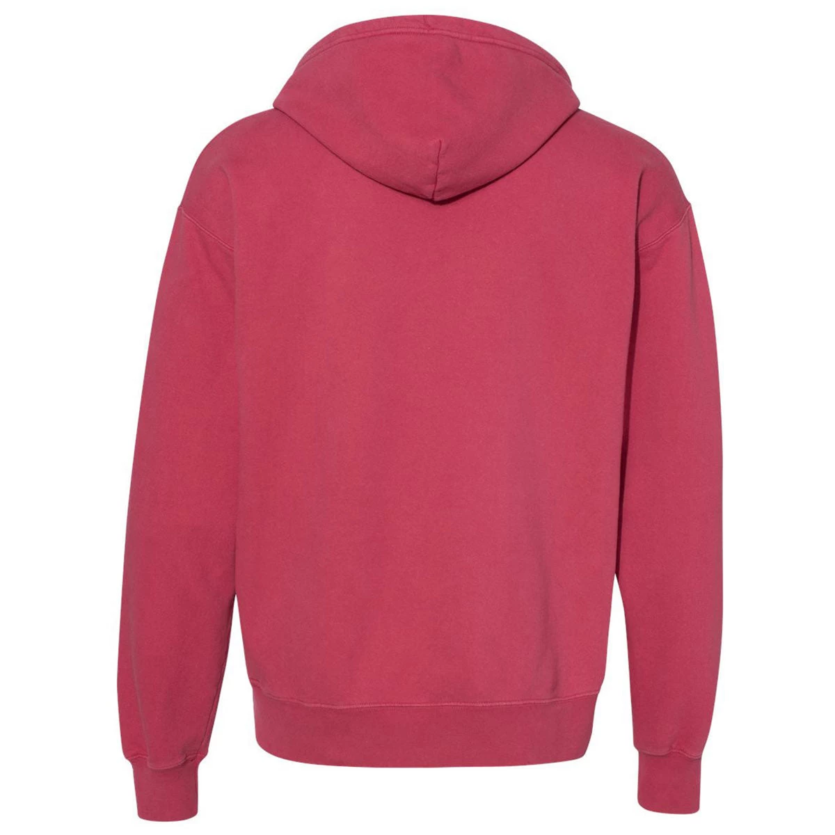 Champion Men's Crimson Garment Dyed Hooded Sweatshirt - Image 2