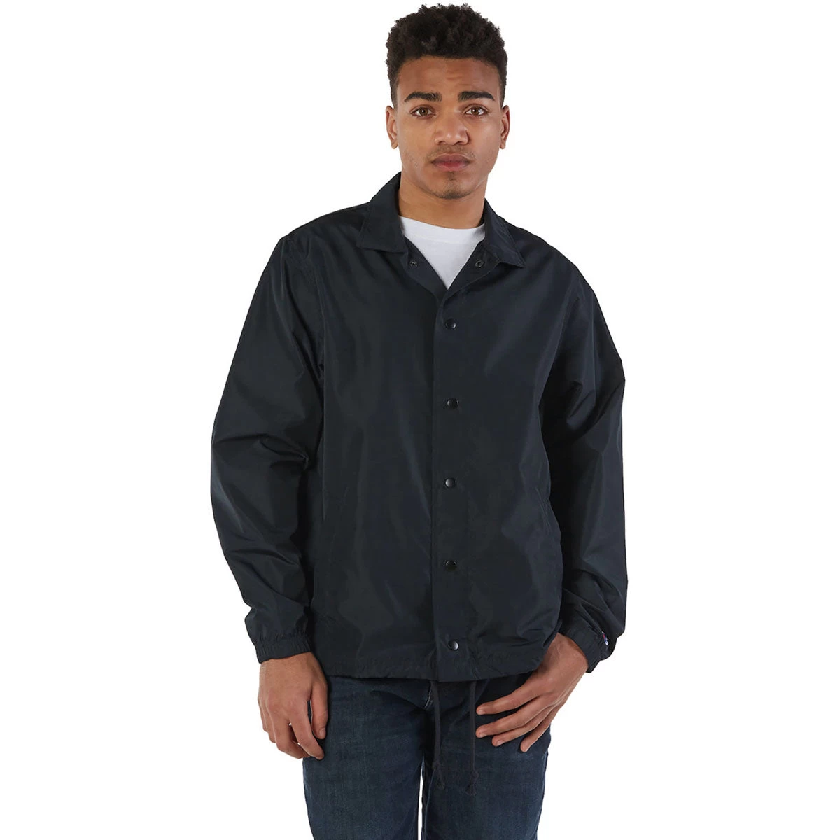 Champion Men's Black Coach's Jacket - Image 2