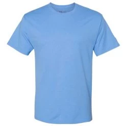 Champion Men's Light Blue Premium Fashion Classics Short Sleeve T-Shirt