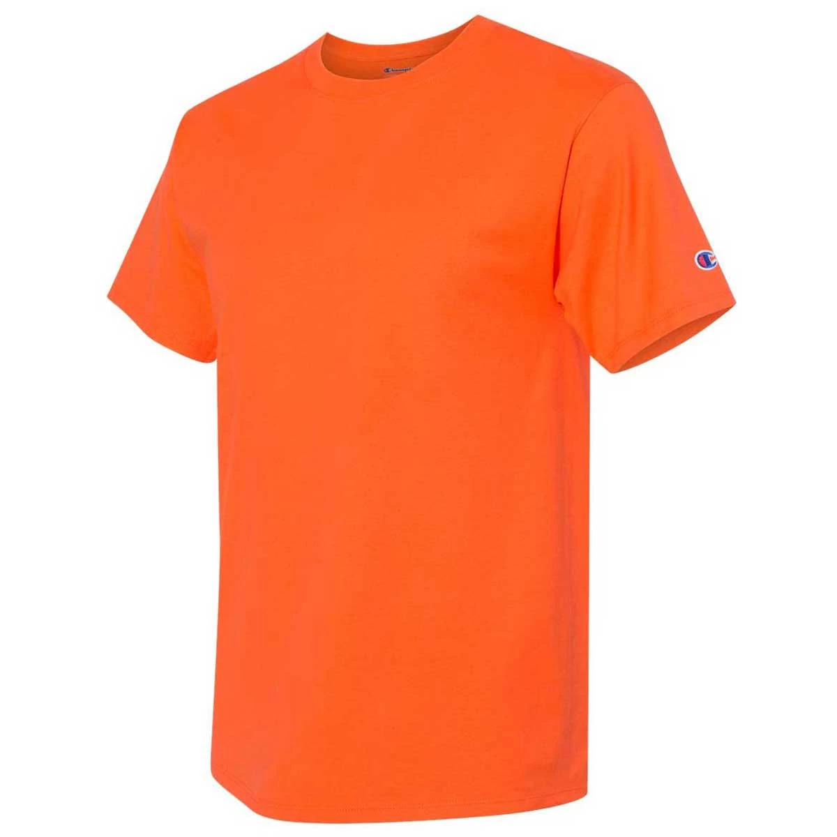 Champion Men's Orange Premium Fashion Classics Short Sleeve T-Shirt - Image 3