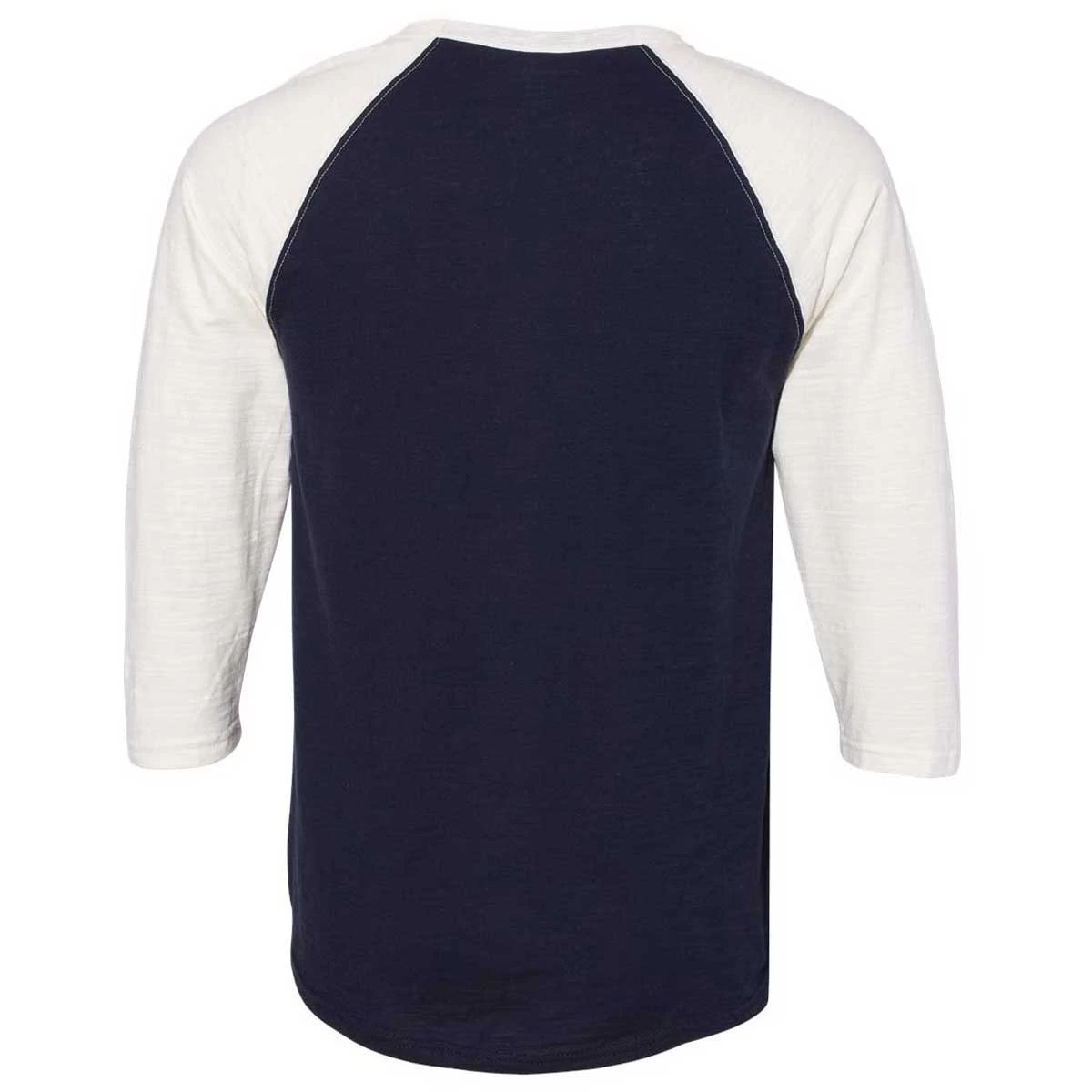 Champion Men's Navy/Chalk White Premium Fashion Baseball T-Shirt - Image 2