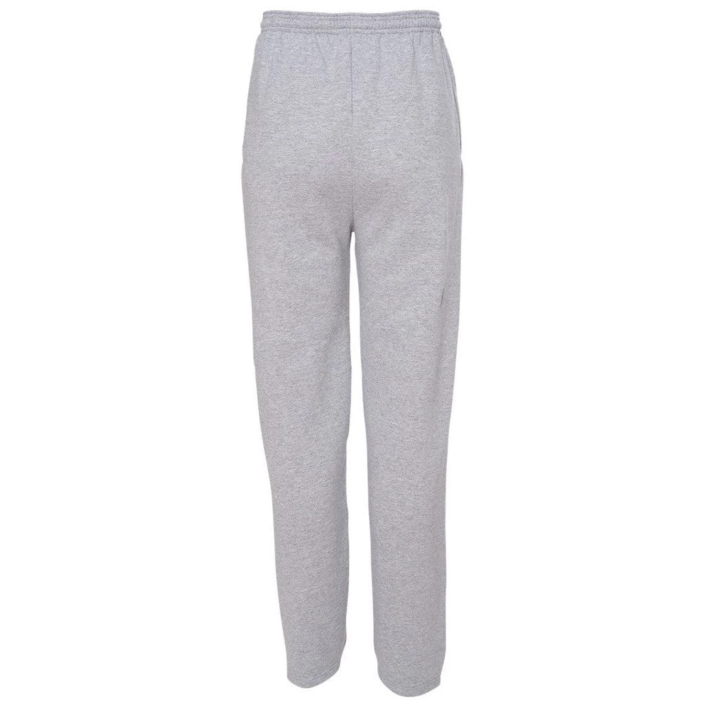 Champion Men's Light Steel Eco 9-Ounce Open-Bottom Fleece Pant With Pocket - Image 2