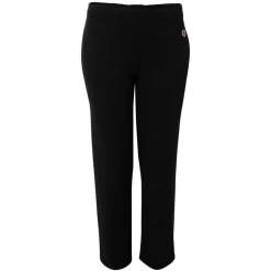 Champion Youth Black Eco 9-Ounce Open-Bottom Fleece Pant