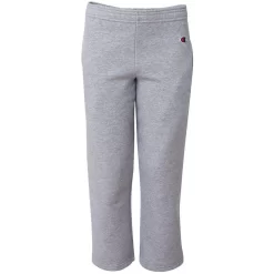 Champion Youth Light Steel Eco 9-Ounce Open-Bottom Fleece Pant