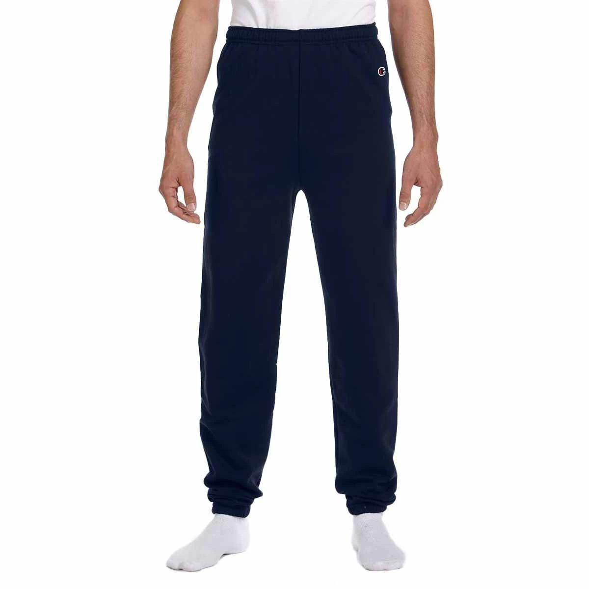 Champion Men's Navy Eco 9-Ounce Fleece Pant - Image 3