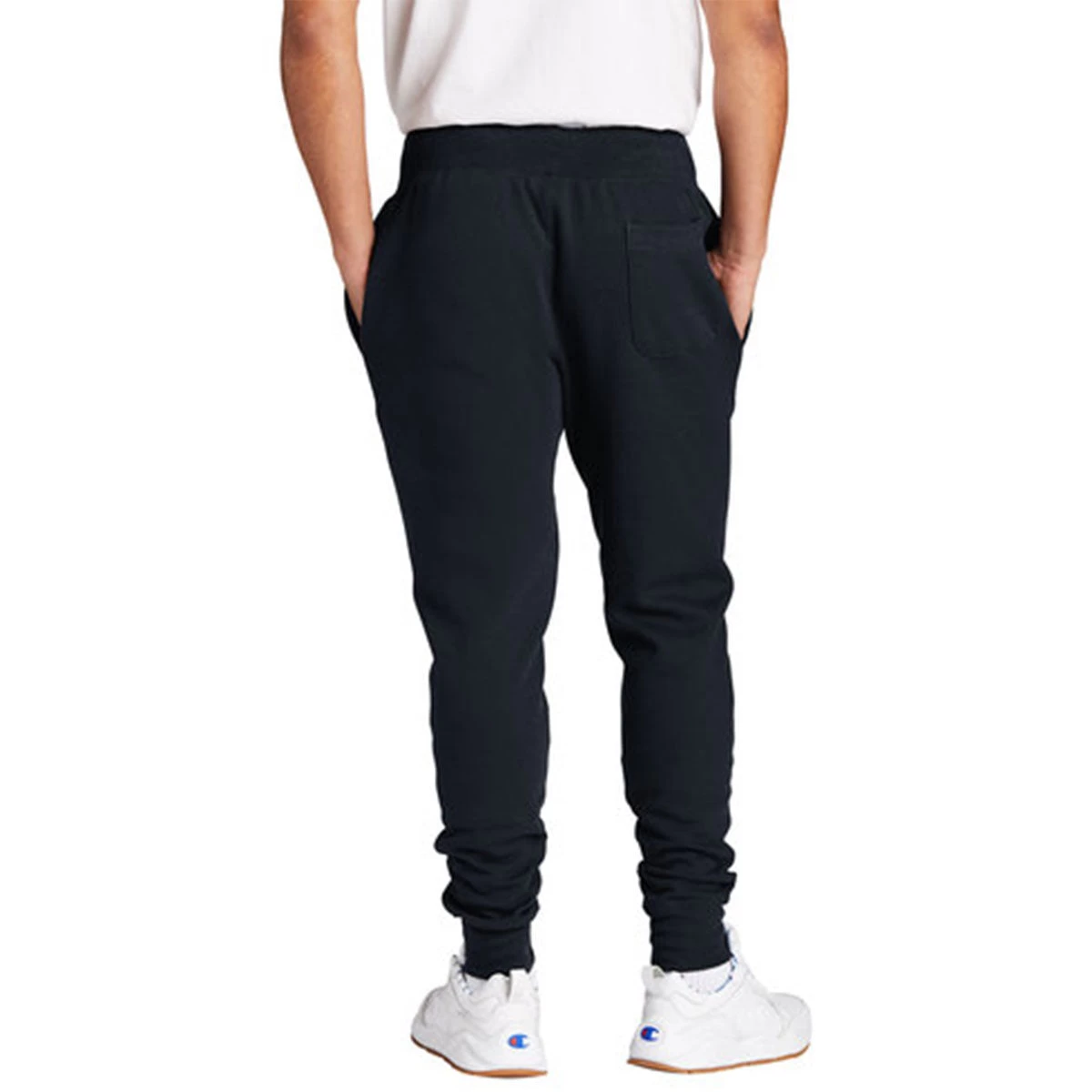 Champion Unisex Navy Reverse Weave Jogger - Image 4