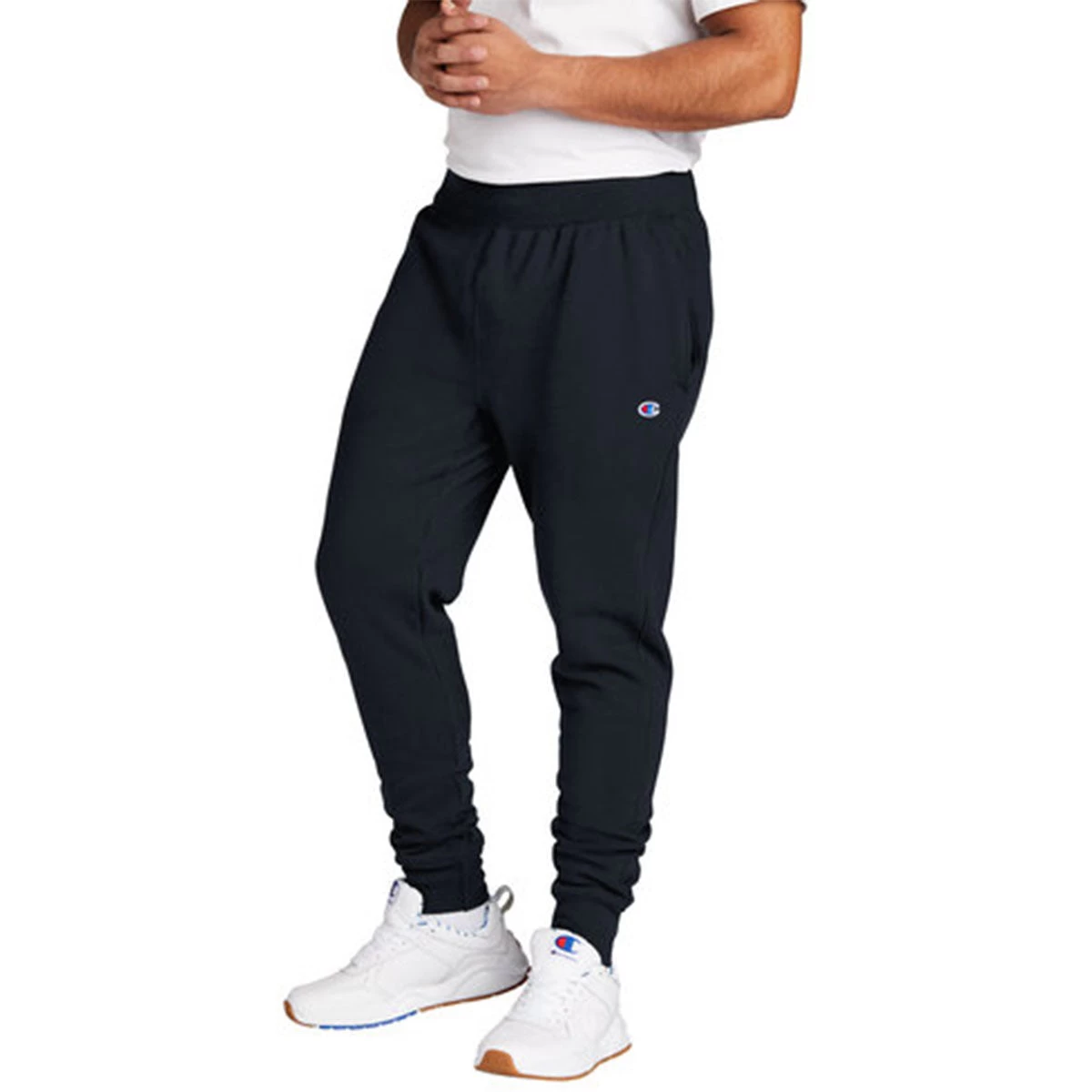 Champion Unisex Navy Reverse Weave Jogger - Image 5