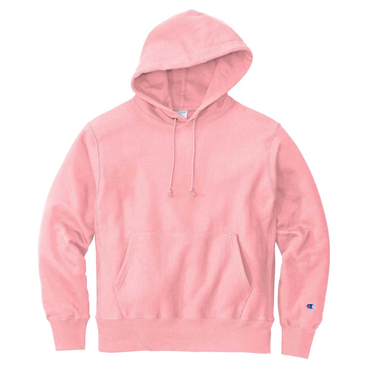 Champion Men's Pink Candy Reverse Weave Hooded Sweatshirt