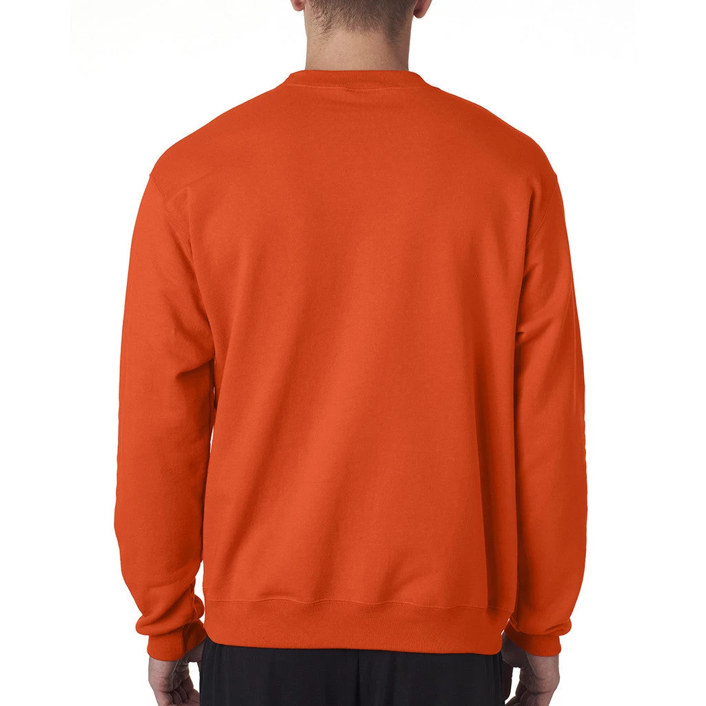 Champion Men's Orange Crewneck Sweatshirt - Image 3