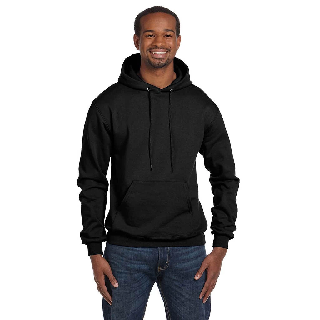 Champion Men's Black Hoodie - Image 2