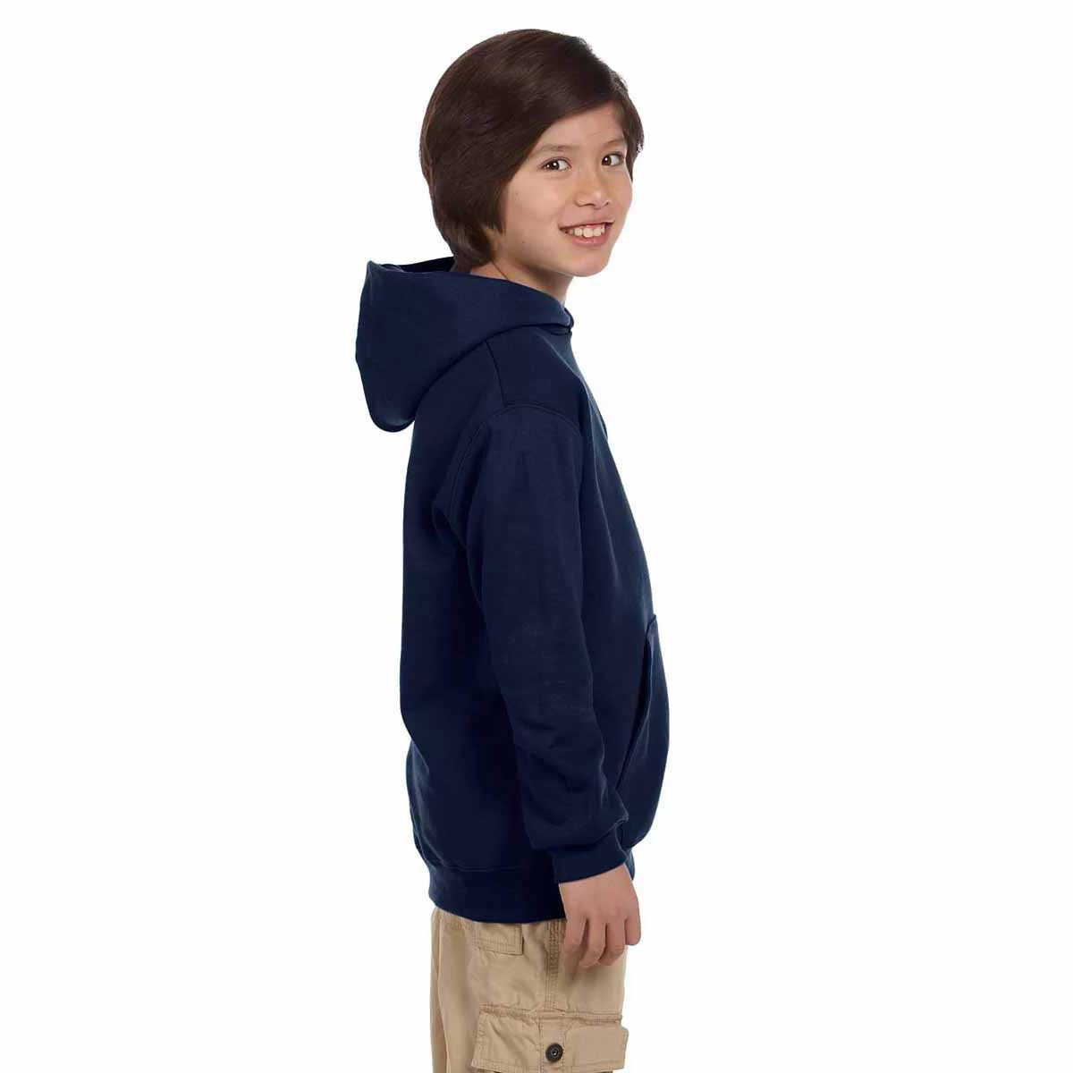 Champion Youth Navy Eco 9-Ounce Pullover Hood - Image 5