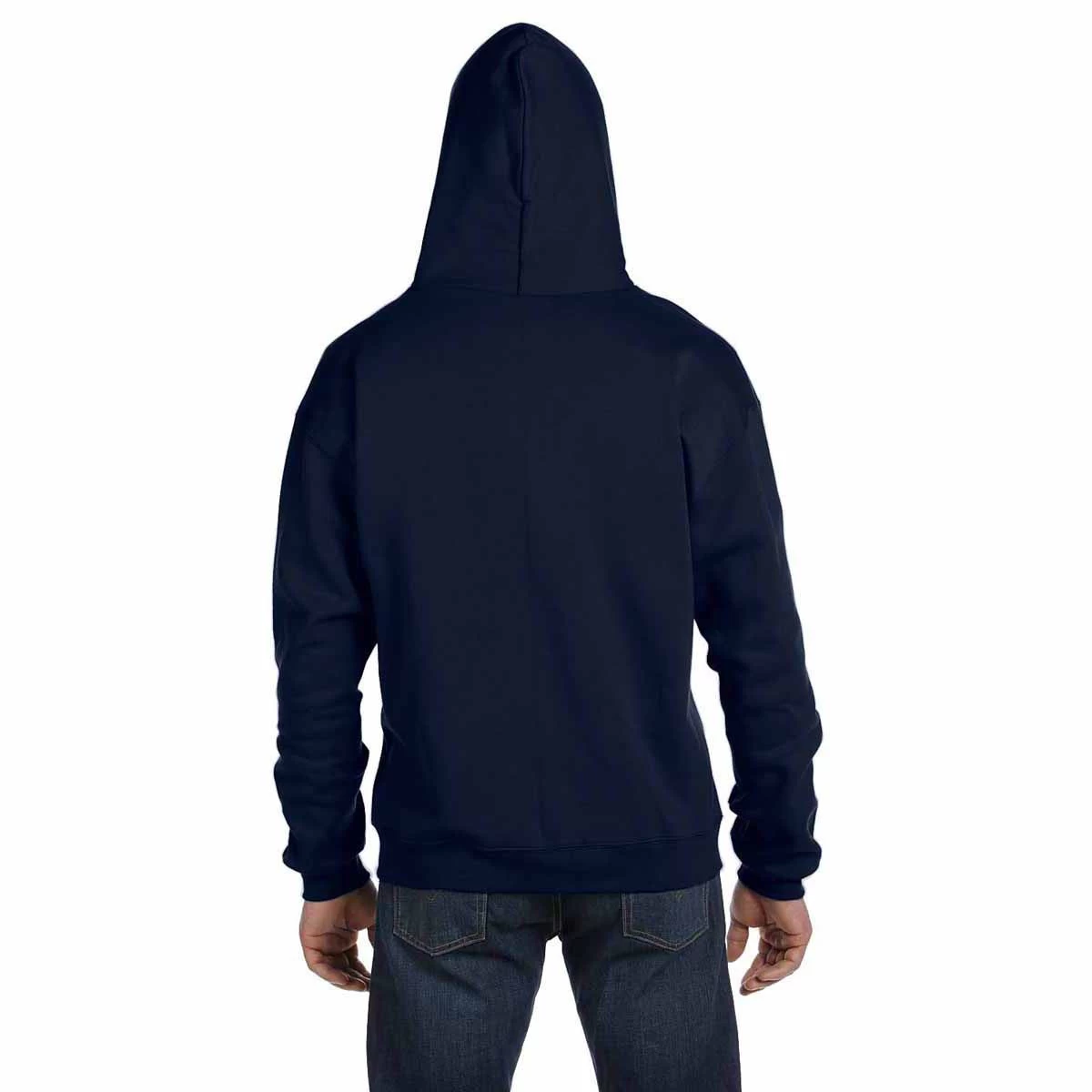 Champion Men's Navy Eco 9-Ounce Full Zip Hoody - Image 5