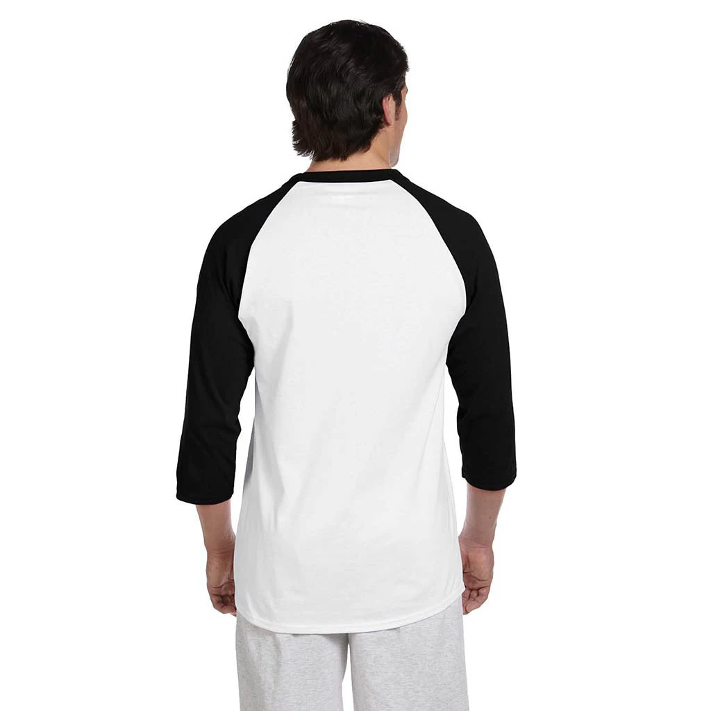 Champion Men's White/Black Baseball T-Shirt - Image 3