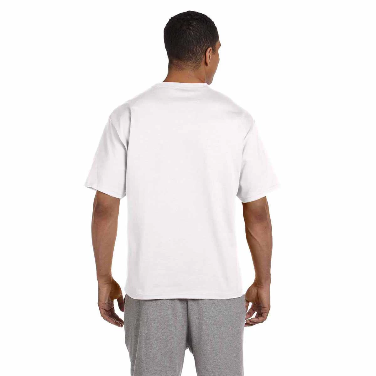 Champion Men's White Heritage 7-Ounce Jersey T-Shirt - Image 2
