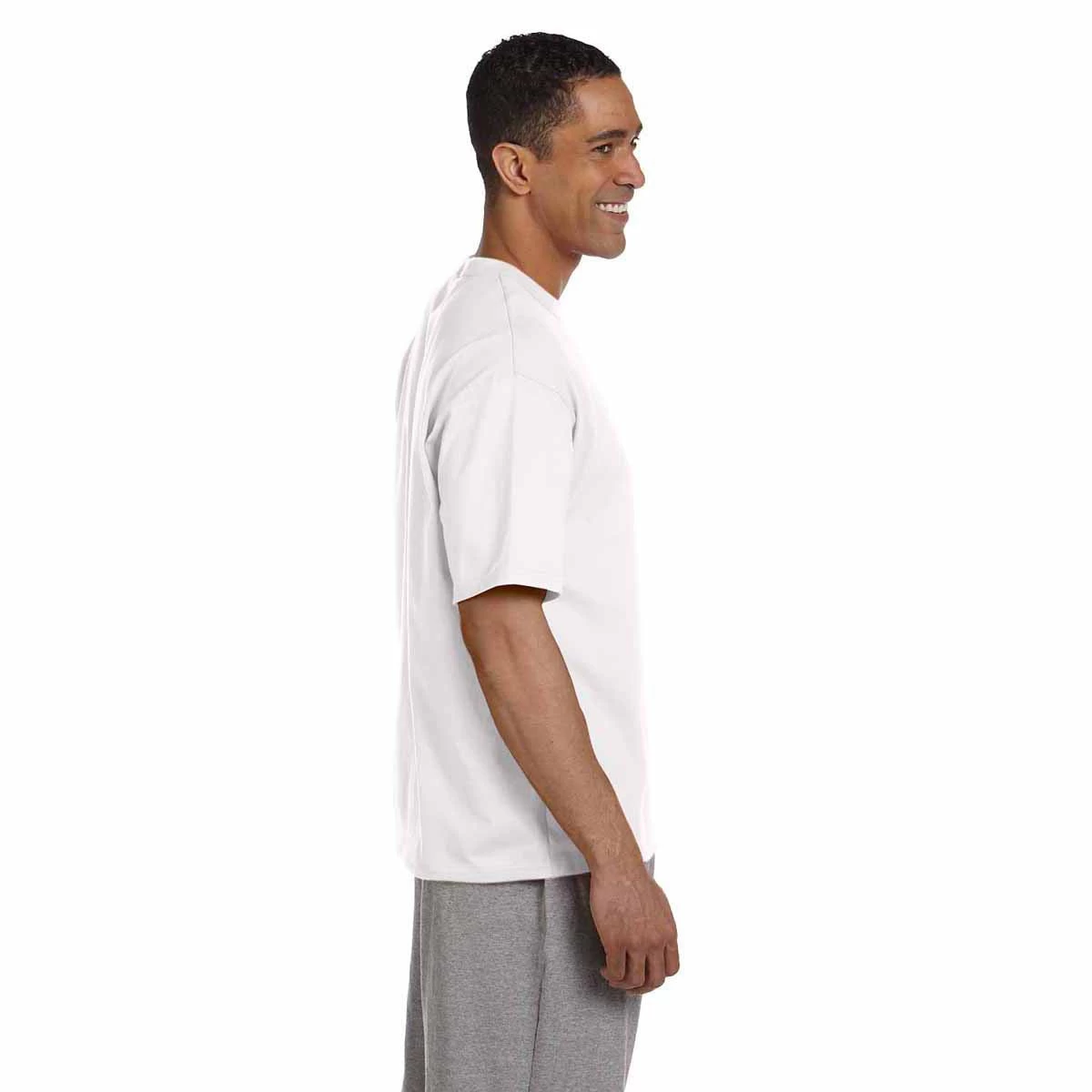 Champion Men's White Heritage 7-Ounce Jersey T-Shirt - Image 3