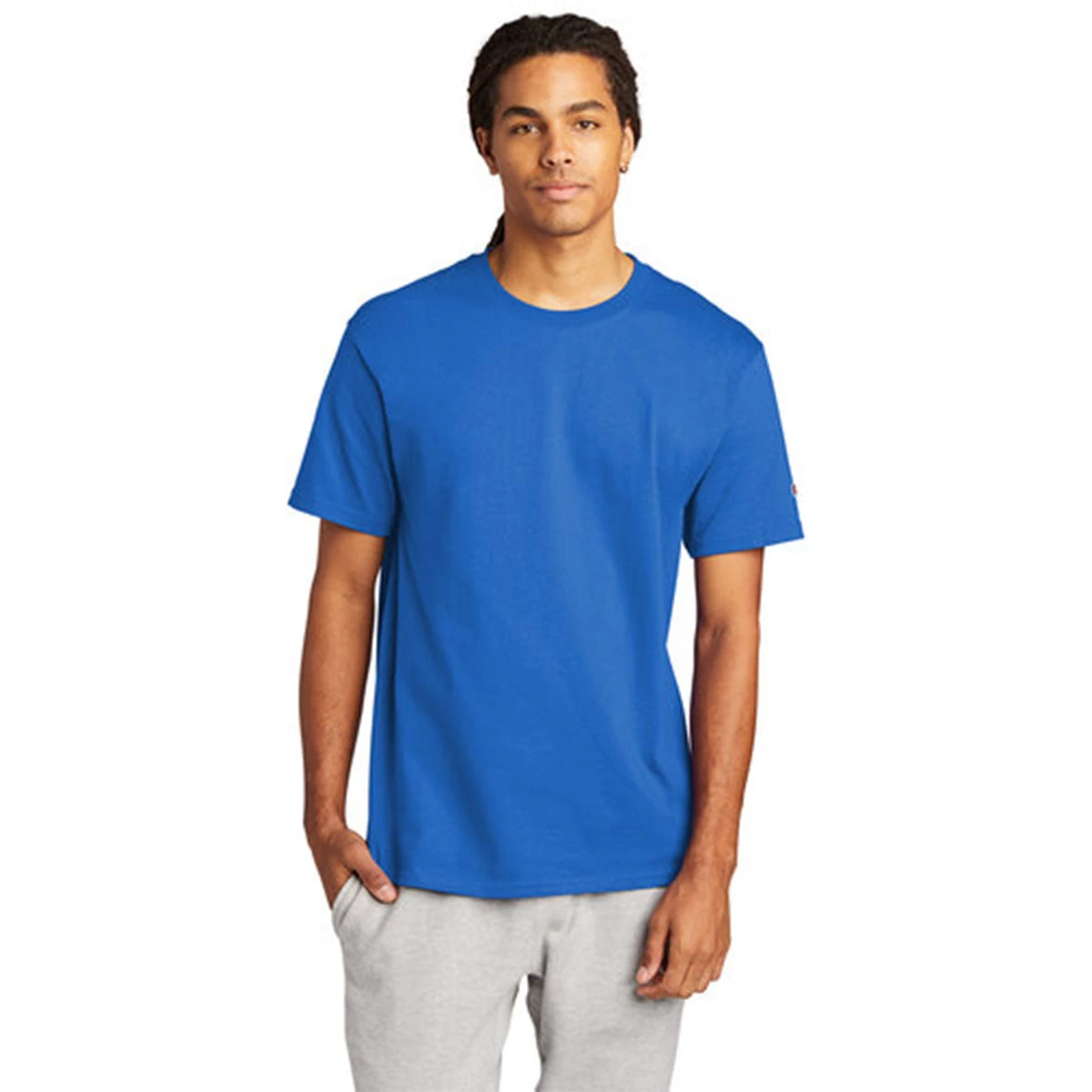 Champion Men's Athletic Royal Heritage 6-oz Jersey Tee - Image 3
