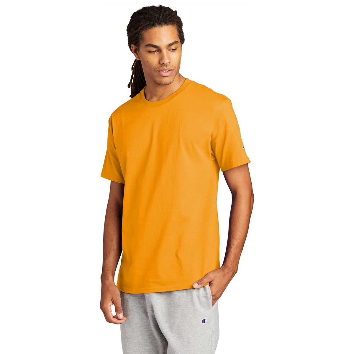 Champion Men's Gold Heritage 6-oz Jersey Tee - Image 5