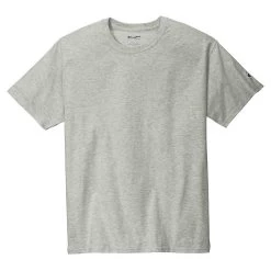 Champion Men's Oxford Grey Heritage 6-oz Jersey Tee