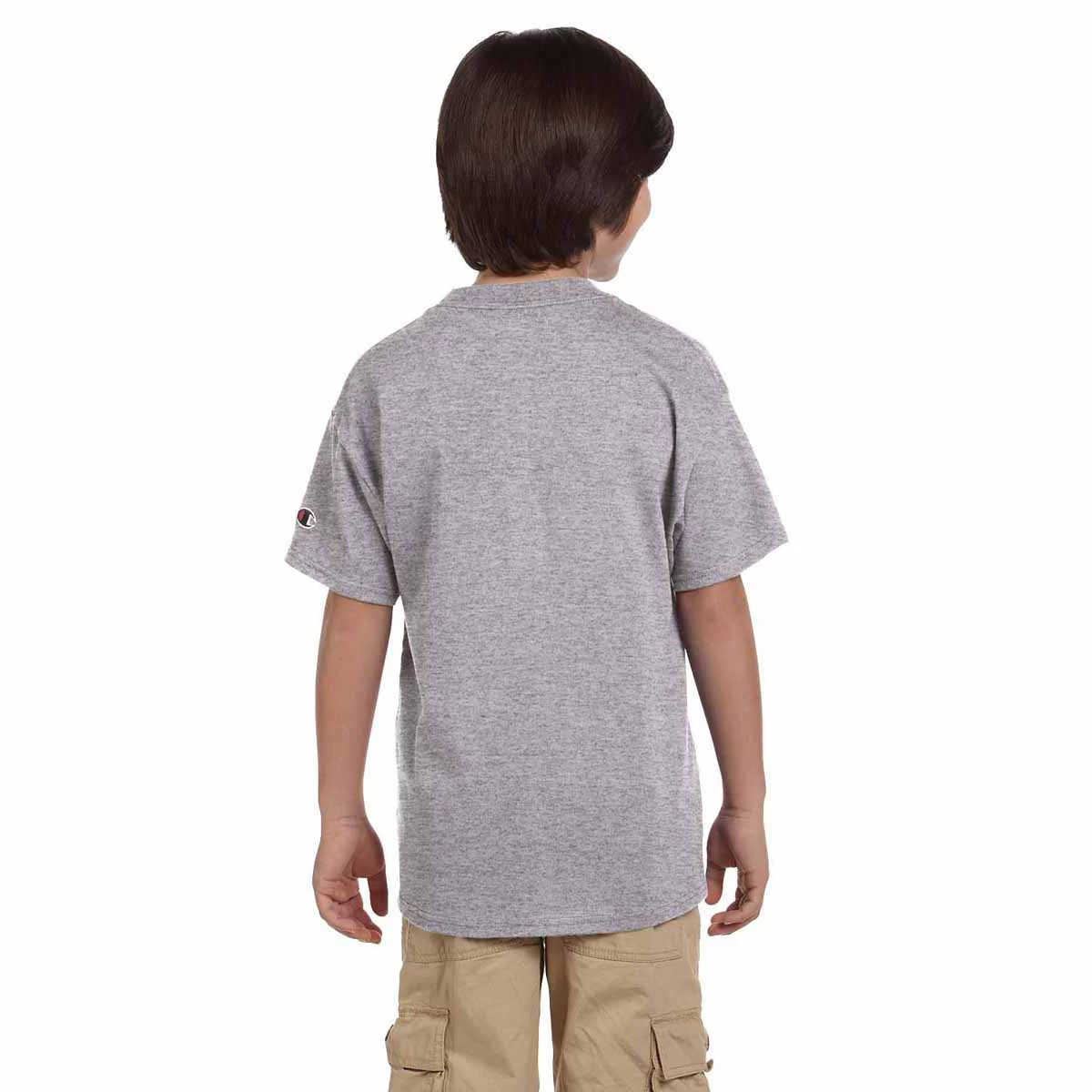 Champion Youth Light Steel 6.1-Ounce Short-Sleeve T-Shirt - Image 3