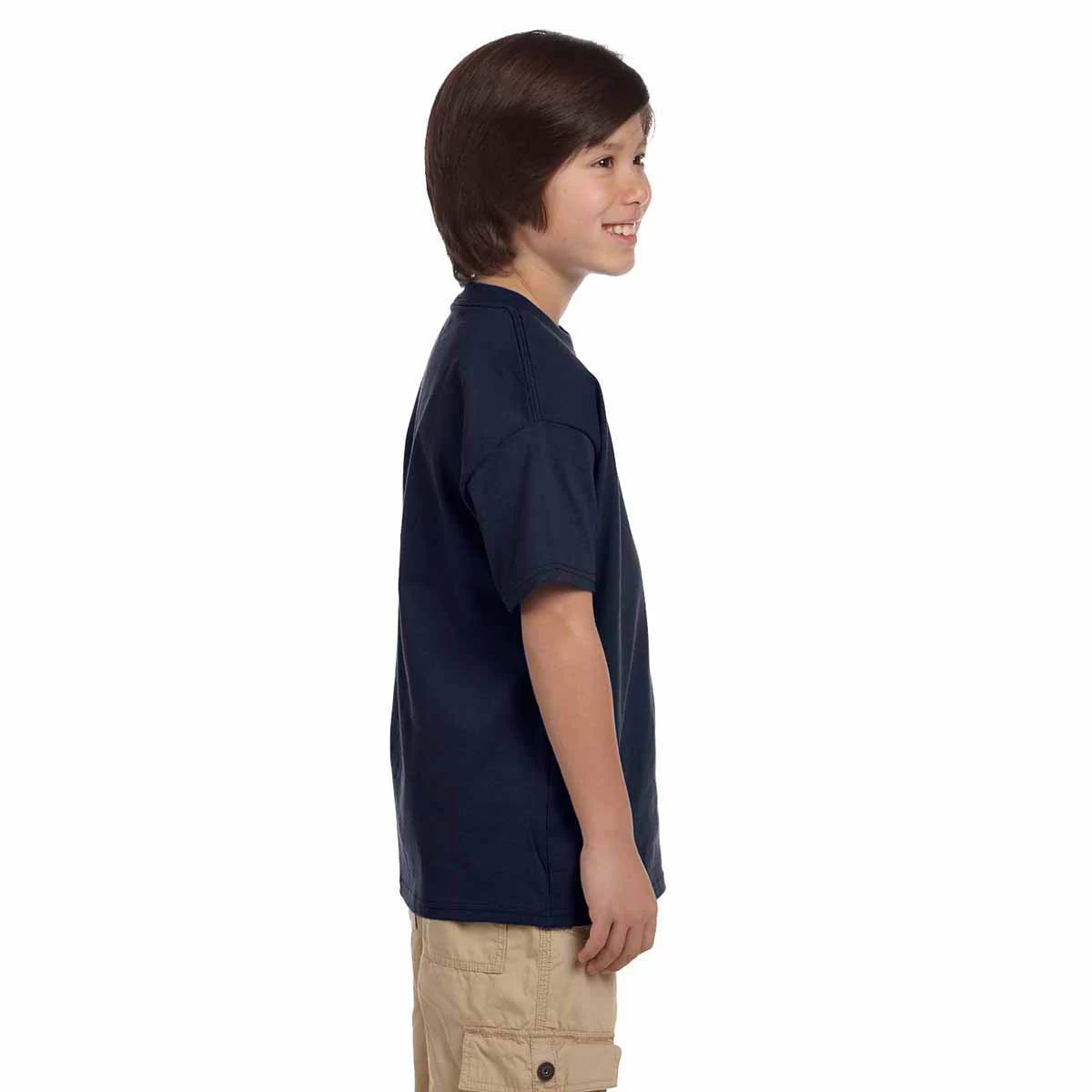 Champion Youth Navy 6.1-Ounce Short-Sleeve T-Shirt - Image 4