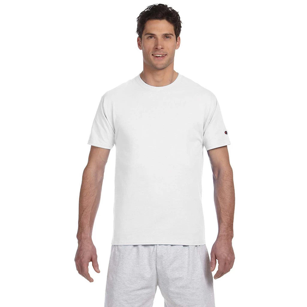 Champion Men's White S/S T-Shirt - Image 2