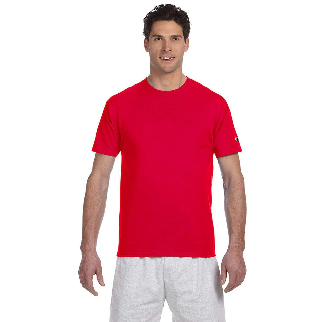 Champion Men's Red S/S T-Shirt - Image 2