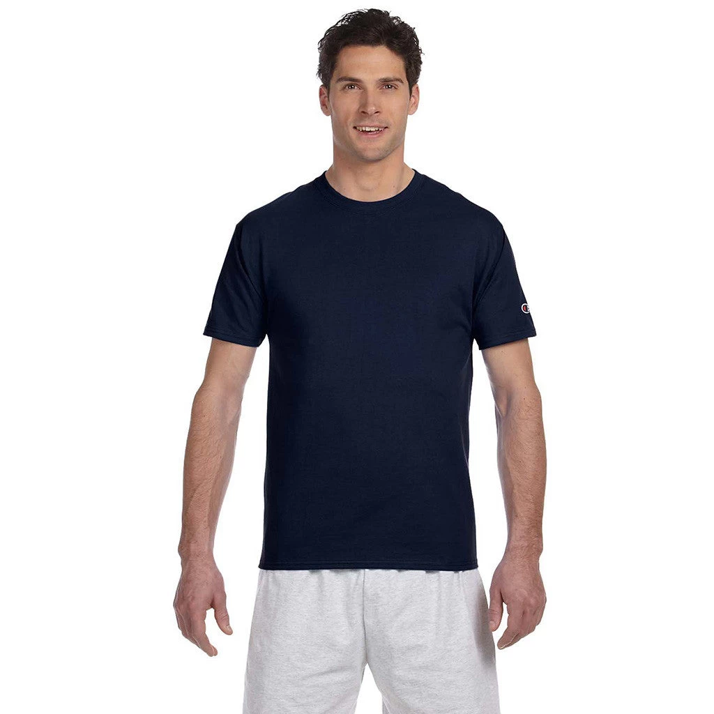 Champion Men's Navy S/S T-Shirt - Image 2