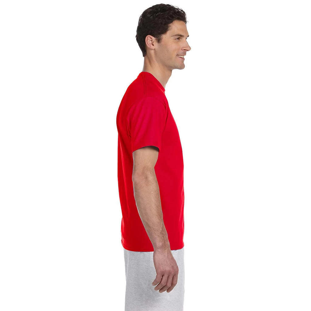 Champion Men's Red S/S T-Shirt - Image 4
